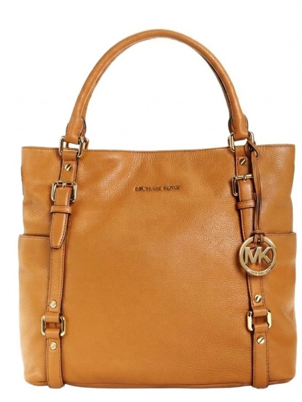 Michael Kors Bedford Tan Leather Bag Handbag
